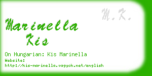 marinella kis business card